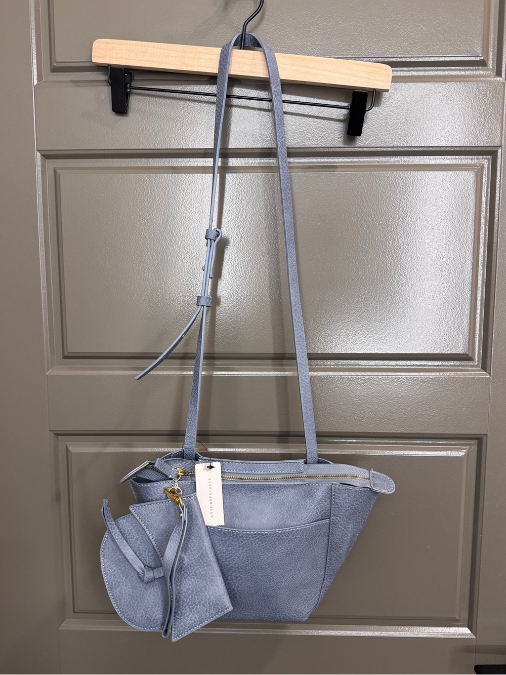 NWT Anthropologie Celeste Vegan Leather Crossbody Bag - Picture 5 of 16